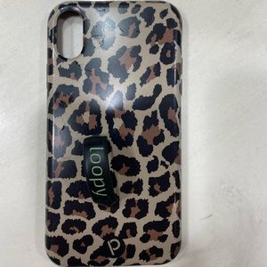 iPhone XR leopard loopy case